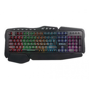 Клавиатура REAL-EL Gaming 8900 RGB Macro Black USB UAH