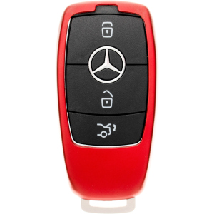 Чехол для автоключа LaManche Mercedes Red (Benz-B01K_rd) лучшая модель в Черновцах