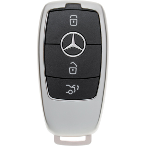 Чохол для автоключа LaManche Mercedes Silver (Benz-B01K_slv) краща модель в Чернівцях