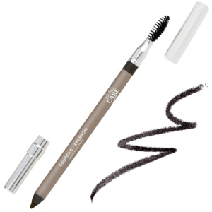 Водостійкий олівець для брів Eye Care лінія Eye Make Up призначений для корекції форми та кольору брів темно-сірий 1.2 г (3532662000359) краща модель в Чернівцях