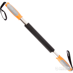 Еспандер LiveUp Power Twister пружинний Black-Orange (LS3161B) ТОП в Чернівцях