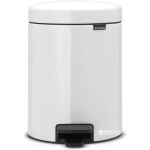 Відро для сміття Brabantia Pedal Bin 5 л White (112065)