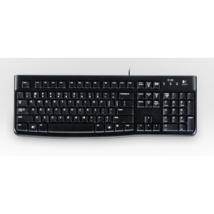 Клавиатура Logitech K120 Black USB for Business Укр (920-002643) лучшая модель в Черновцах