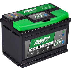 Автомобільний акумулятор Autopart 72 Ah/12V Galaxy EFB_Start-Stop (0) (ARL072-EFB) в Чернівцях