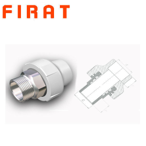 Муфта Firat PPR 40 наружня 1 1/4" надежный