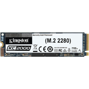 Kingston KC2000 1 ТБ NVMe M.2 2280 PCIe 3.0 x4 3D NAND TLC (SKC2000M8/1000G) рейтинг