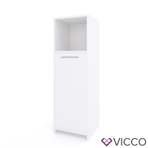 Шафа для ванної Vicco Kiko, пенал 30x95, біла