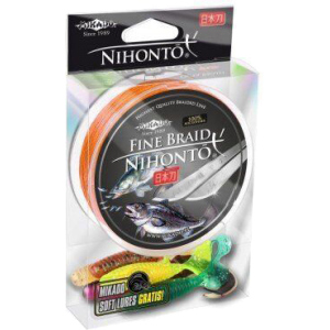 Шнур Mikado Nihonto Fine Braid 150 м 0.45 мм 37.40 кг Orange (Z19O-045) краща модель в Чернівцях