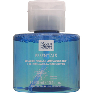 Міцелярний розчин MartiDerm Essentials Micellar Solution Cleanser 3in1 Очищаючий 300 мл (8437000435860) ТОП в Чернівцях