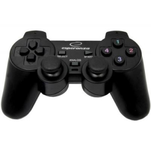 Геймпад Esperanza Vibration gamepad USB warrior (EG102) лучшая модель в Черновцах