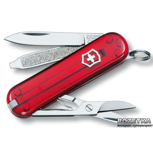 Швейцарський ніж Victorinox Classic SD RedT (0.6223.T) краща модель в Чернівцях