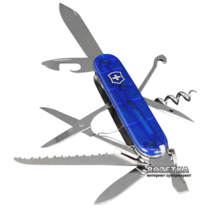 Швейцарский нож Victorinox Huntsman Blue Transpanent (1.3713.T2) ТОП в Черновцах