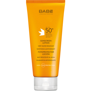 Сонцезахисний лосьйон BABE Laboratorios SPF 50 водостійкий 200 мл (8437011329370) ТОП в Чернівцях