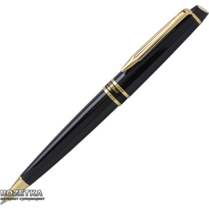 Ручка шариковая Waterman Expert Black BP Синяя Черный корпус (20 021) ТОП в Черновцах