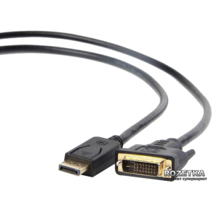 Кабель Cablexpert DisplayPort - DVI 1 м (CC-DPM-DVIM-1M) ТОП в Черновцах