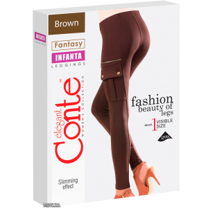 Трикотажные леггинсы Conte Fantasy Infanta 170-90 см Brown (4815003049088)