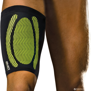 Бандаж стегна Select Compression Thigh Support 6350 XL Чорно-зелений (5703543120468) краща модель в Чернівцях