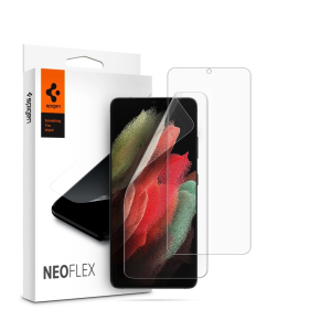 Захисна плівка Spigen Neo Flex HD Hydrogel для Samsung Galaxy S21 Ultra (2шт.) Clear рейтинг