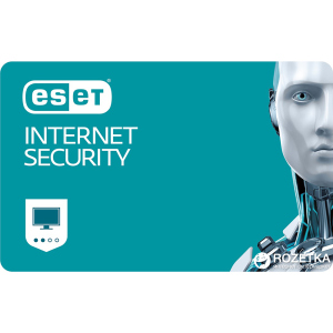 Антивірус ESET Internet Security (2 ПК) ліцензія на 1 рік Базова (електронний ключ в конверті) в Черновцах