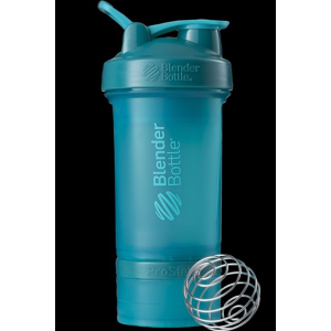 Шейкер BlenderBottle ProStak з кулькою 650 мл Блакитний (PS 22oz Teal) ТОП в Чернівцях