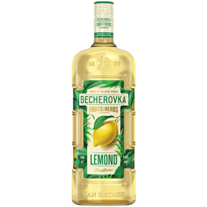 Ликерная настойка на травах Becherovka Lemond 1 л 20% (8594405105528)