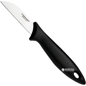 Кухонний ніж Fiskars Essential для чищення овочів 7 см Black (1023780) ТОП в Чернівцях