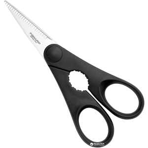 Ножницы кухонные Fiskars Essential с открывалкой 20 см Black (1023820) ТОП в Черновцах