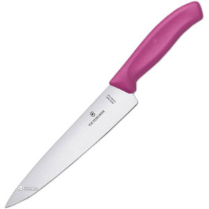 Кухонний ніж Victorinox SwissClassic Carving 190 мм Pink (68006.19L5B) рейтинг