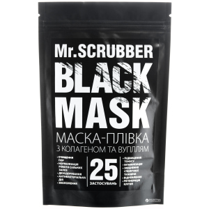 Чорна маска для обличчя Mr.Scrubber Black Mask для всіх типів шкіри 40 г (4820200230160) краща модель в Чернівцях