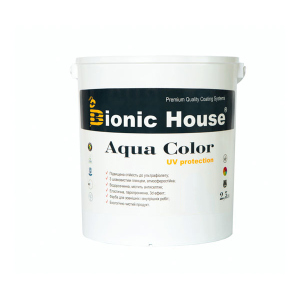 Краска для дерева Bionic-House Aqua Color UV-protect 2,5л Безцветный лучшая модель в Черновцах