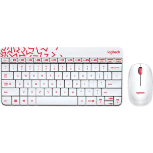 Комплект бездротової Logitech MK240 Nano White RUS (920-008212) в Чернівцях