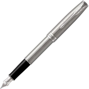 Ручка перьевая Parker Sonnet 17 Stainless Steel CT FP F Синяя Серый корпус (84 211) ТОП в Черновцах