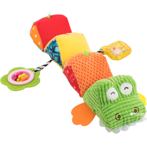 М'яка іграшка-гусениця Baby Team Крокодил (8534) краща модель в Чернівцях