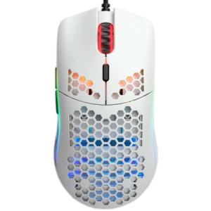 Миша Glorious Model O Minus RGB USB White (GOM-WHITE) краща модель в Чернівцях