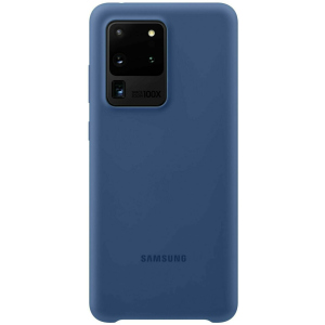 Панель Samsung Silicone Cover Samsung Galaxy S20 Ultra Navy Blue (EF-PG988TNEGRU) ТОП в Чернівцях