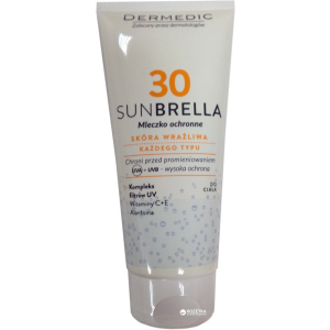 Солнцезащитное молочко Dermedic Sunbrella Для безопасного загара SPF 30 200 мл (5906739782857) лучшая модель в Черновцах