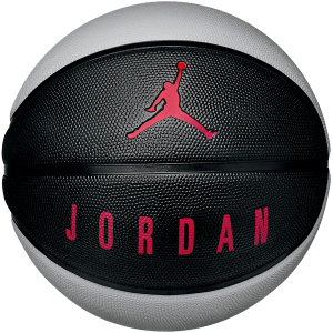 Мяч баскетбольный Nike Jordan Playground 8P Size 7 Black/Wolf Grey/Gym Red/Gym Red (J.000.1865.041.07) ТОП в Черновцах