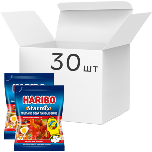 Упаковка цукерок жувальних HARIBO Starmix 80 г х 30 шт (9002975727112) краща модель в Чернівцях