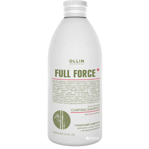 Очищающий шампунь для волос и кожи головы Ollin Professional Ollin Full Force с экстрактом бамбука 300 мл (4620753725614) ТОП в Черновцах