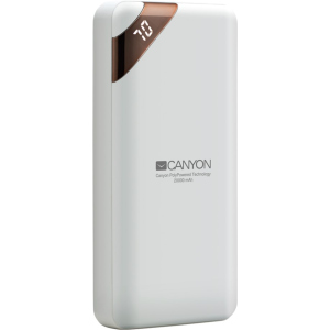 УМБ Canyon 20000 mAh White (CNE-CPBP20W) ТОП в Чернівцях