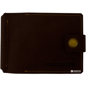 Затискач для грошей Pro-Covers PC03980035 Темно-коричневий (2503980035003) ТОП в Чернівцях