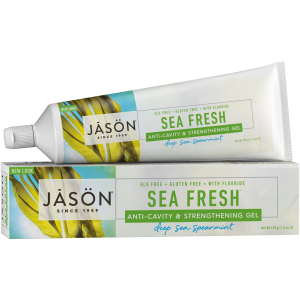 Гелевая зубная паста Jason против зубного камня Sea Fresh с коэнзимом Q10 170 г (078522015307) лучшая модель в Черновцах