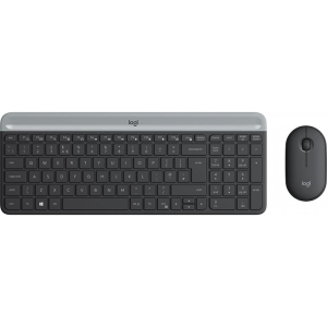 Комплект Logitech MK470 Wireless Slim Graphite (920-009206) в Чернівцях