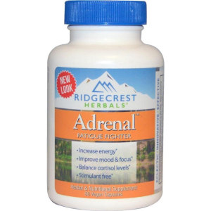 купить Натуральная добавка Ridgecrest Herbals Adrenal Fatigue Fighter 60 гелевых капсул (355724003104)