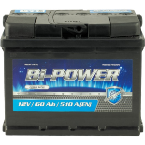 Автомобільний акумулятор 60 Аh/12V BI-Power (KLV060-01) краща модель в Чернівцях