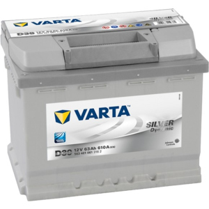 Автомобильный аккумулятор Varta Silver Dynamic 63А (+/-) D39 (610EN) (563401061) ТОП в Черновцах