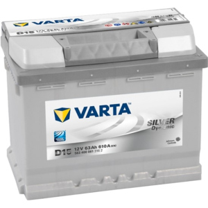 хорошая модель Автомобильный аккумулятор Varta Silver Dynamic 63А Ев (-/+) D15 (610EN) (563400061)