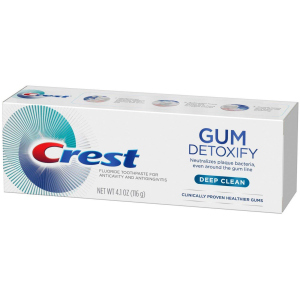 Очищувальна зубна паста Crest Gum Detoxify Deep Clean 116 г (37000754213) краща модель в Чернівцях