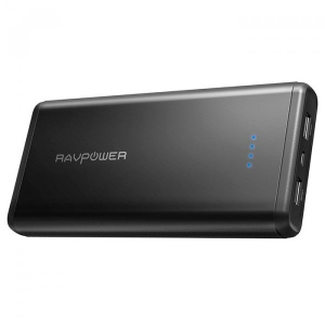 Зовнішній акумулятор RavPower Power Bank 20000mAh iSmart 2.0 (RP-PB006BK) Black рейтинг