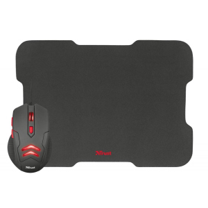 Мишка Trust Ziva Gaming mouse with Mouse pad (21963) краща модель в Чернівцях